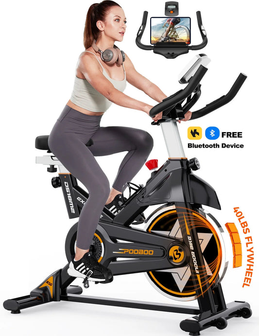 Professional Bicycles Exercise Magnetic Cycling Bike Stationary Cycle Machine for Home Cardio Workout 350Lb Flywheel 35Lbs