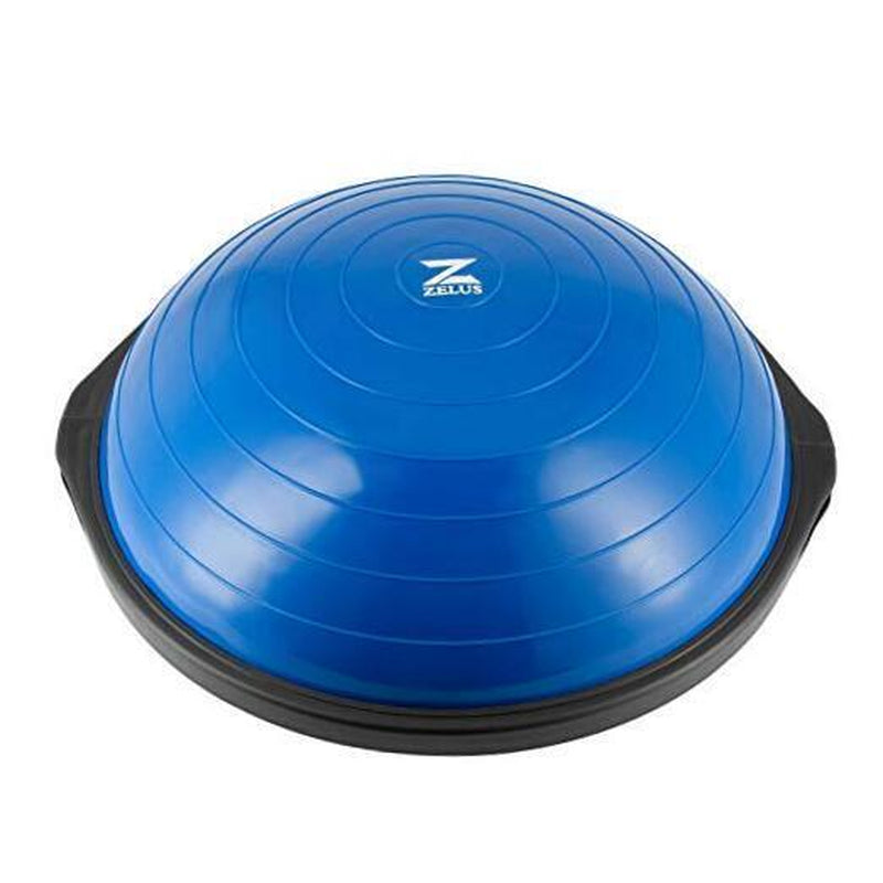 25In. Balance Ball | 1500Lb Inflatable Half Exercise Ball Wobble Board Blue