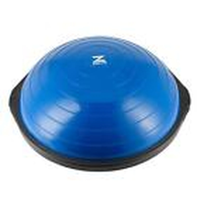 25In. Balance Ball | 1500Lb Inflatable Half Exercise Ball Wobble Board Blue